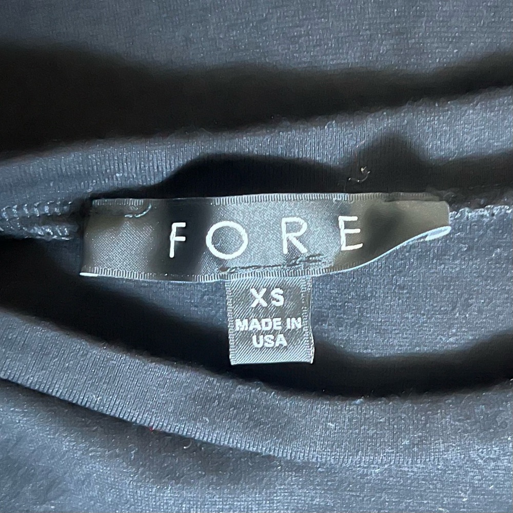 FORE Black Cut-Out High Slit Maxi Dress Size XS - Picture 2 of 6